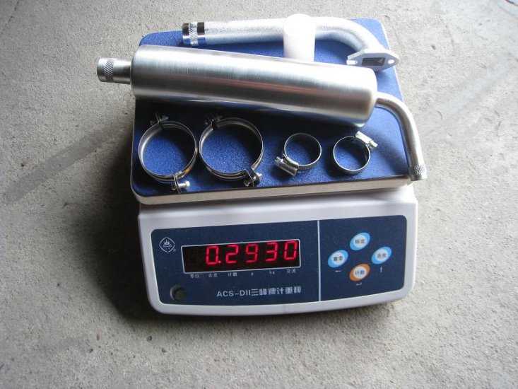 Canister Muffler,Tuned Pipe for 23cc-30cc RC airplane - Click Image to Close